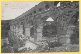 REMOULINS Le Pont Du Gard Et Route D'Uzès - Animée - Remoulins