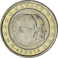 Monaco, Rainier III, Euro, 2001, Paris, TTB+, Bimétallique, Gadoury:MC178 - Monaco