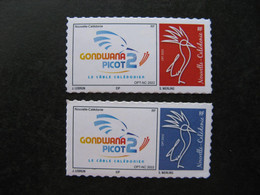 Nouvelle-Calédonie: TB Paire De Timbres Autoadhésifs " LE CABLE CALEDONIEN CONDWANA PICOT 2 ", OPT 2022, Neufs XX . - Unused Stamps