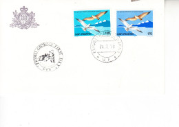 SAN MARINO  1978 - Letttera - Marine Web-footed Birds