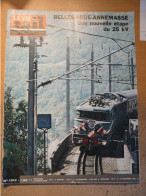 Vie Du Rail 1312 1971 Apt Annecy Etrembieres Salève Longeray Evian Fetes Vigne Dijon Berne Annemasse Barcelone - Trains