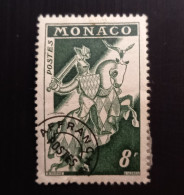 Monaco 1954 Knights Chevalier  – Precanceled 8F Pré-Oblitéré - Oblitérés