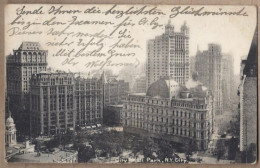 CPA USA - NEW YORK CITY - City Hall Park - TB PLAN CENTRE VILLE TB Immeubles Gratte Ciels Skyscrapers Buildings - Other Monuments & Buildings