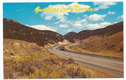 CPSM 9 X 14 Etats Unis USA (30) Higway Through Nevada - Other & Unclassified