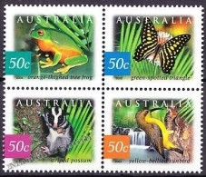 Australie - Australia 2003 Yvert 2127-30, Nature (IX), Forest Fauna  - MNH - Mint Stamps