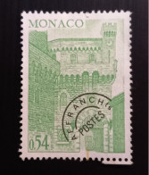 Monaco 1977 Palace Clock Tower - Precanceled 0,54F Pré-Oblitére - Usati