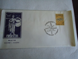 GREECE COMMEMORATIVE  COVER  1971 ORGANIZATION N.A.T.O. - OTAN