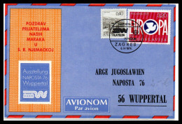 Yougoslavie  Envoi Postal  06/04/1976 - Aéreo