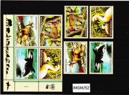 IMGM/52 VEREINTE NATIONEN  UNO WIEN 2000 Michl  303/06 SATZ + VIERERBLOCK ** Postfrisch SIEHE ABBILDUNG - Unused Stamps