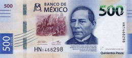 MEXICO - 2020 500 Pesos Cantellano And Rabiela UNC* - Mexico