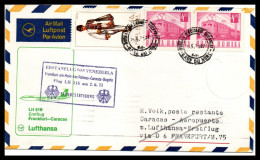 FFC Lufthansa  Frankfurt-Caracas  02/06/1971 - Lettres & Documents