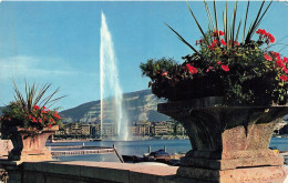 SUISSE - Genève - Le Jet D'eau - Colorisé - Carte Postale Ancienne - Genève