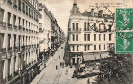 FRANCE - Saint Etienne - Rue De La République - Carte Postale Ancienne - Saint Etienne