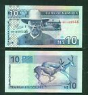 NAMIBIA - 2001 10 Dollars UNC - Namibie