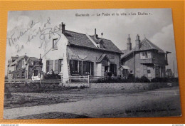 WESTENDE -   La Poste Et La Villa " Les Etoiles "  -  1908 - Westende