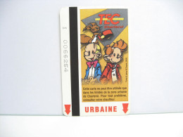 SPIROU N° 6  UNE CARTE DE BUS METRO TRAM TEC CHARLEROI - Andere & Zonder Classificatie