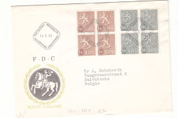 Finlande - Lettre FDC De 1968 - Oblit Helsinki - Lions - - Lettres & Documents