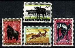 Ruanda Urundi 1959 OBP/COB 205/208**,   MNH - Ongebruikt