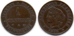 MA 26882 / 1 Centime 1879 A Cérès SUP - 1 Centime