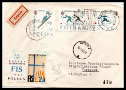 Pologne  Envoi Postal  1962 - Altri & Non Classificati