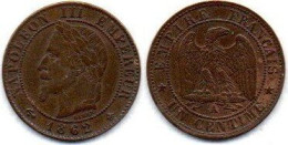 MA 26887 / 1 Centime 1862 A Napoléon III TTB - 1 Centime