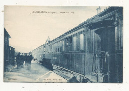 Cp, ALGERIE, COLOMB BECHAR, Chemin De Fer, Départ Du Train, Vierge, Phototypie Albert - Bechar (Colomb Béchar)
