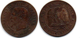 MA 27518  /  2 Centimes 1857 A TB+ - 2 Centimes