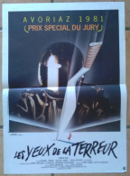 AFFICHE CINEMA FILM LES YEUX DE LA TERREUR KEN HUGHES Rachel WARD AVORIAZ 1981 TBE HORREUR FERRACCI - Affiches & Posters