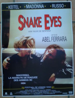 AFFICHE CINEMA FILM SNAKE EYES ABEL FERRARA MADONNA KEITEL 1993 TBE - Affiches & Posters