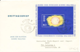 Germany DDR FDC 29-12-1964 Jahre Der Ruhigen Sonne Souvenir Sheet - 1950-1970
