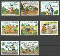RUMANIA WALT DISNEY YVERT NUM. 3655/3663 USADOS - Used Stamps