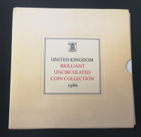 UNITED KINGDOM 1986 GREAT BRITAIN BU SET – ORIGINAL - GRAN BRETAÑA GB - Nieuwe Sets & Proefsets