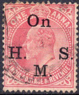 INDIA (BRITISCH OCCUPATION) :1907: Y.S53° : 1 Anna :  Gestempeld / Oblitéré / Cancelled. - 1902-11 Roi Edouard VII