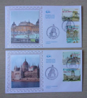 2011 France 2 Enveloppes Série Capitales Européennes Budapest Paris 25/03 - 2010-2019