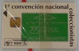 SPAIN - Chip - 100 Units - P-063 - 1st Convencion - 07/94 - 5100ex - Mint Blister - Emissions Privées