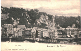 CPA Carte Postale Belgique  Dinant Le Pont Souvenir De Dinant Début 1900  VM71825 - Dinant