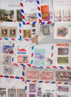 ECUADOR EQUATEUR - Beau Lot De 208 Enveloppes Timbrées Lettres Timbres Stamps Air Mail Covers Correo Aereo Sello Postal - Ecuador