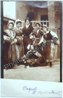 CPA Carte Photo Folklore Provençal Costume Robe Femme Vin Fête ?  1907 BARJOLS 83 Var PACA - Barjols