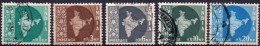 INDIA :1957-58: Y.71,73,75,76,79° : Gestempeld / Oblitéré / Cancelled. - Usati