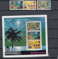 Solomon Islands 1985 Christmas - Set And S/S (12-10) - Islas Salomón (...-1978)