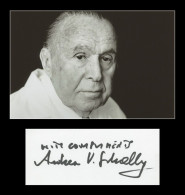 Andrew Schally - American Endocrinologist - Signed Card + Photo - Nobel - Inventeurs & Scientifiques