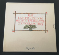 UNITED KINGDOM 1987 GREAT BRITAIN BU SET – ORIGINAL - GRAN BRETAÑA GB - Mint Sets & Proof Sets