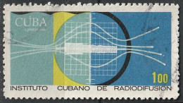 Timbre Oblitéré N° 1293(Yvert) Cuba 1969 - Institut Cubain De Radiodiffusion - Usados