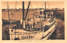 CPA 56 QUIBERON / BATEAU DE BELLE ILE - Altri & Non Classificati