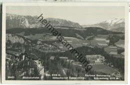 Semmering - Foto-Ansichtskarte - Verlag P. Ledermann Wien 1935 - Semmering