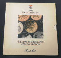 UNITED KINGDOM 1989 GREAT BRITAIN BU SET – ORIGINAL - GRAN BRETAÑA GB - Mint Sets & Proof Sets