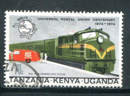 EST-AFRICAIN- Y&T N°278- Oblitéré (train) - Kenya, Ouganda & Tanzanie