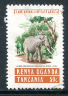 EST-AFRICAIN- Y&T N°297- Oblitéré (Eléphants) - Kenya, Uganda & Tanzania