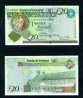 NORTHERN IRELAND - 2013 Bank Of Ireland  20 Pounds AUNC/XF - 20 Pounds
