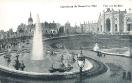 BELGIQUE - Bruxelles - Vue Des Jardins - Carte Postale Ancienne - Wereldtentoonstellingen